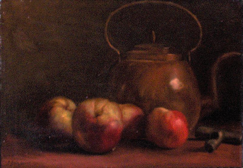 Georges Jansoone Still life with apples oil painting image